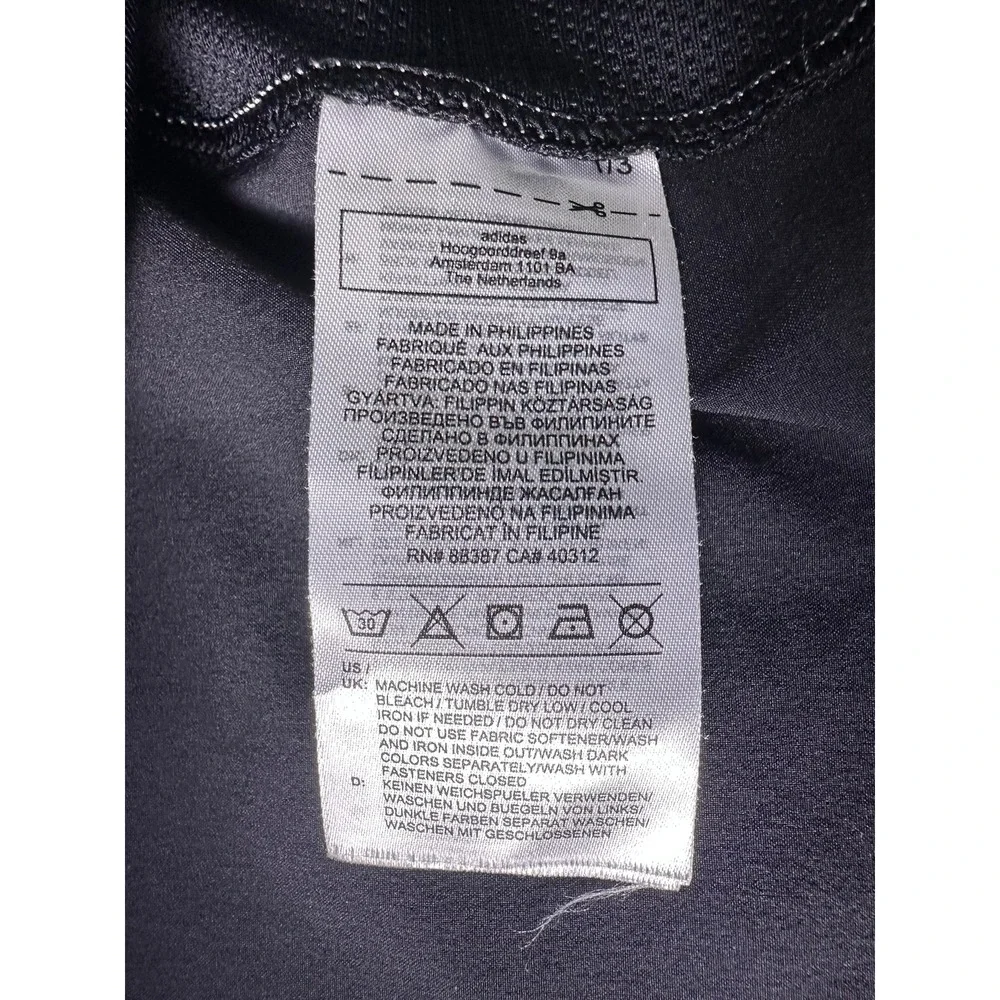Adidas Sport Performance Full Zip Vest Black White Stitching Gorpcore‎ Men's XL